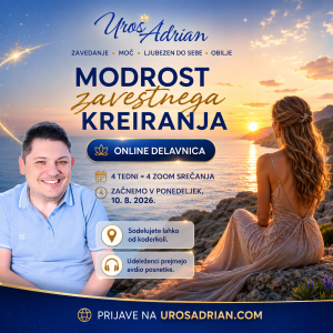 ONLINE DELAVNICA: MODROST ZAVESTNEGA KREIRANJA – začnemo 10.8.2026