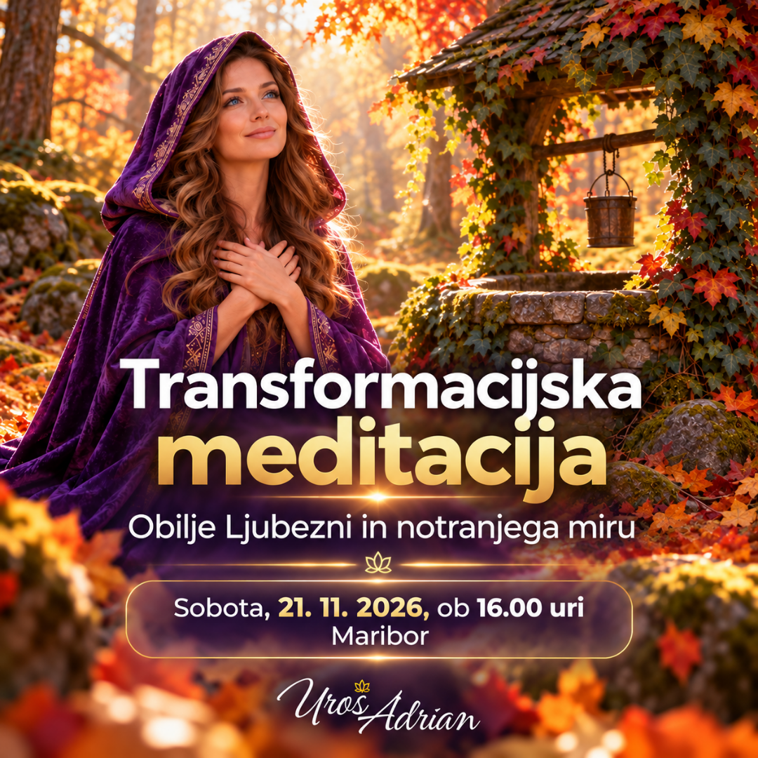 OBILJE LJUBEZNI IN NOTRANJEGA MIRU (Transformacijska meditacija) 21.11.2026 - MARIBOR